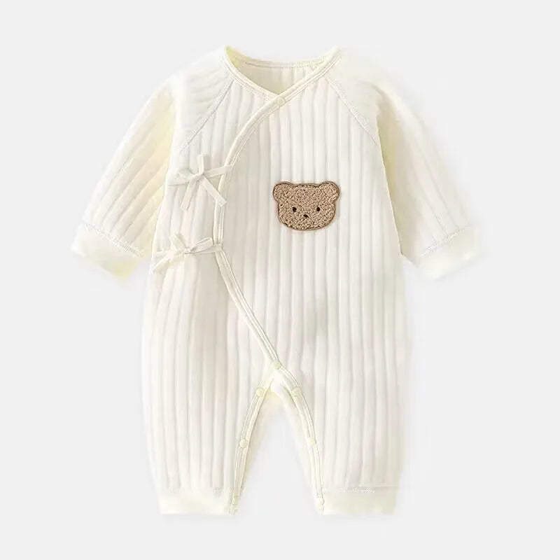 Boys Girls Bodysuit Newborn Winter   0-6M Thickened Spring Clothing