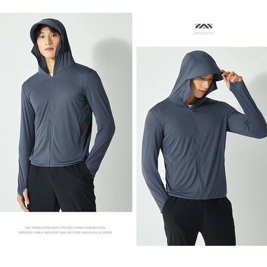 ACTIVEWEAR New High-quality Ice Silk Slim Fit Couple jacket