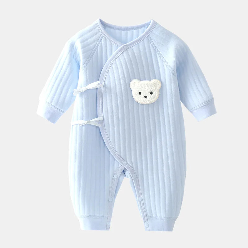 Boys Girls Bodysuit Newborn Winter   0-6M Thickened Spring Clothing