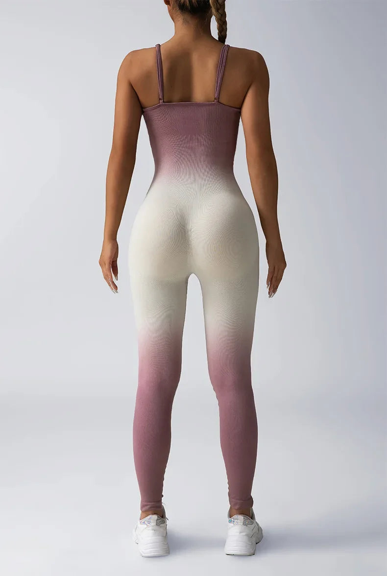 Women Sport Set Fitness Green  sport Yoga  Tracksuit