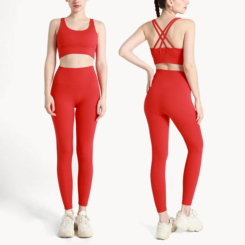 New 2 Piece Yoga Clothes Women's Tracksuit