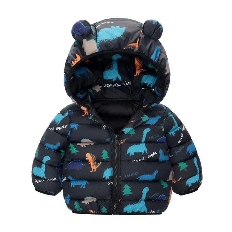 Children Boys Baby Hooded