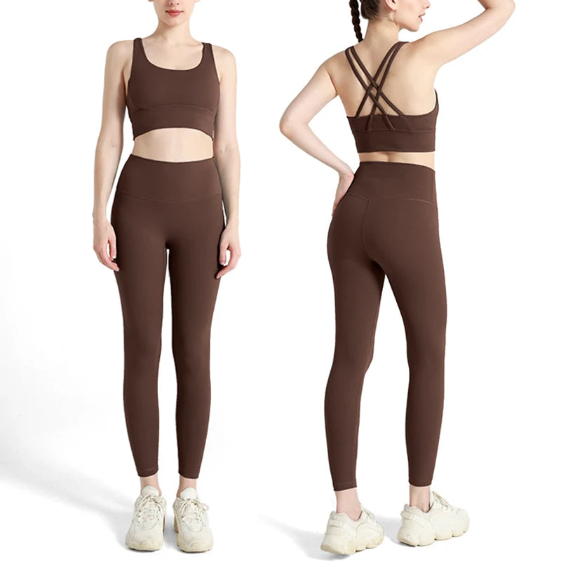 New 2 Piece Yoga Clothes Women's Tracksuit