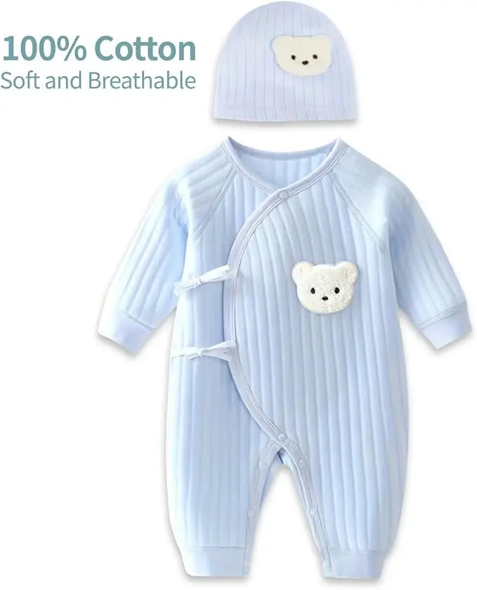 Boys Girls Bodysuit Newborn Winter   0-6M Thickened Spring Clothing